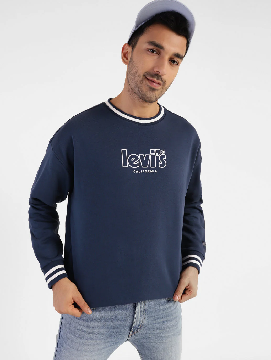 Men's Brand Logo Crew Neck Sweatshirt - Image 2