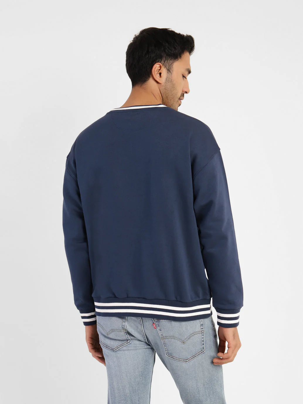Men's Brand Logo Crew Neck Sweatshirt - Image 3