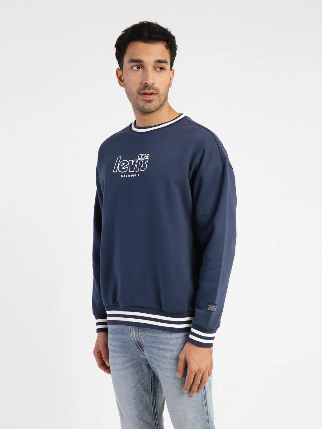Men's Brand Logo Crew Neck Sweatshirt - Image 4