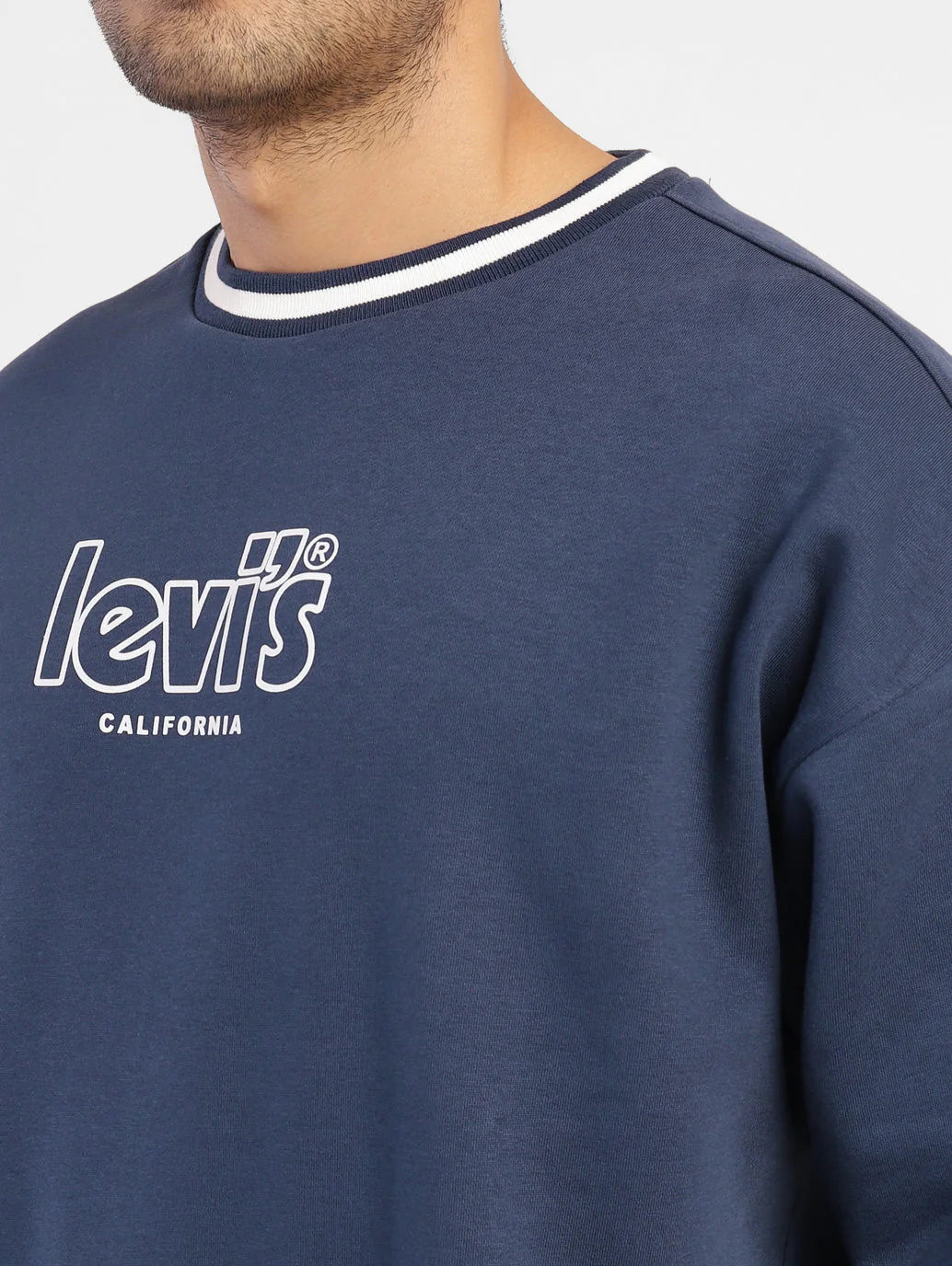 Men's Brand Logo Crew Neck Sweatshirt - Image 5
