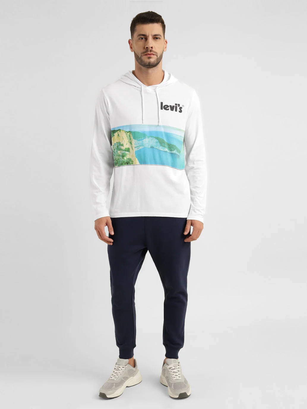 Men's Graphic Print Hooded Sweatshirt - Image 6