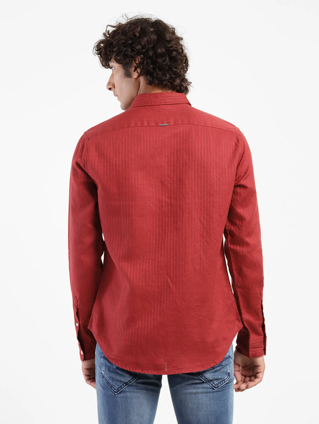 Men's Self Designed Slim Fit Shirt - Image 3