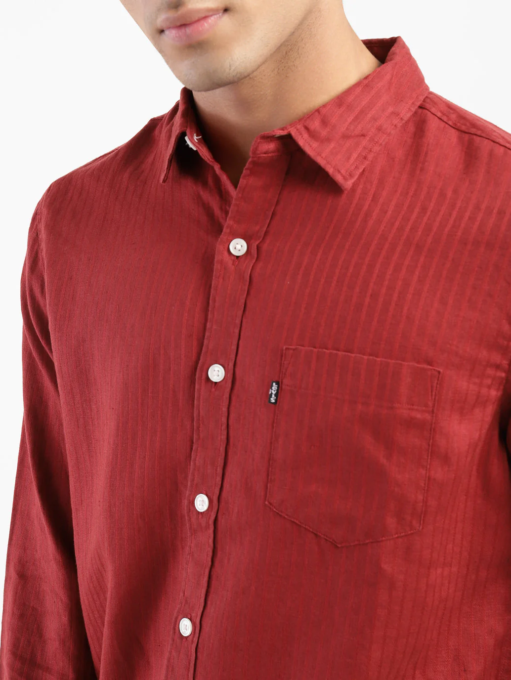 Men's Self Designed Slim Fit Shirt - Image 6