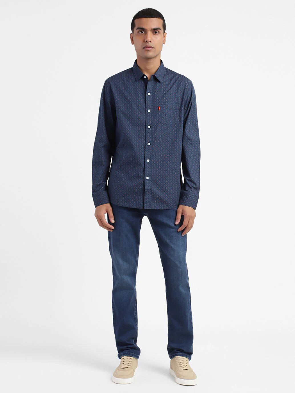 Men's All Over Print Slim Fit Shirt - Image 6