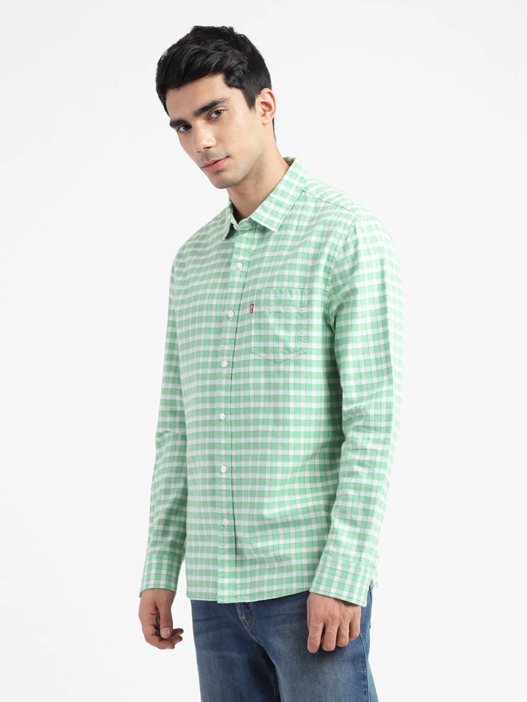 Men's Checkered Slim Fit Shirt - Image 3