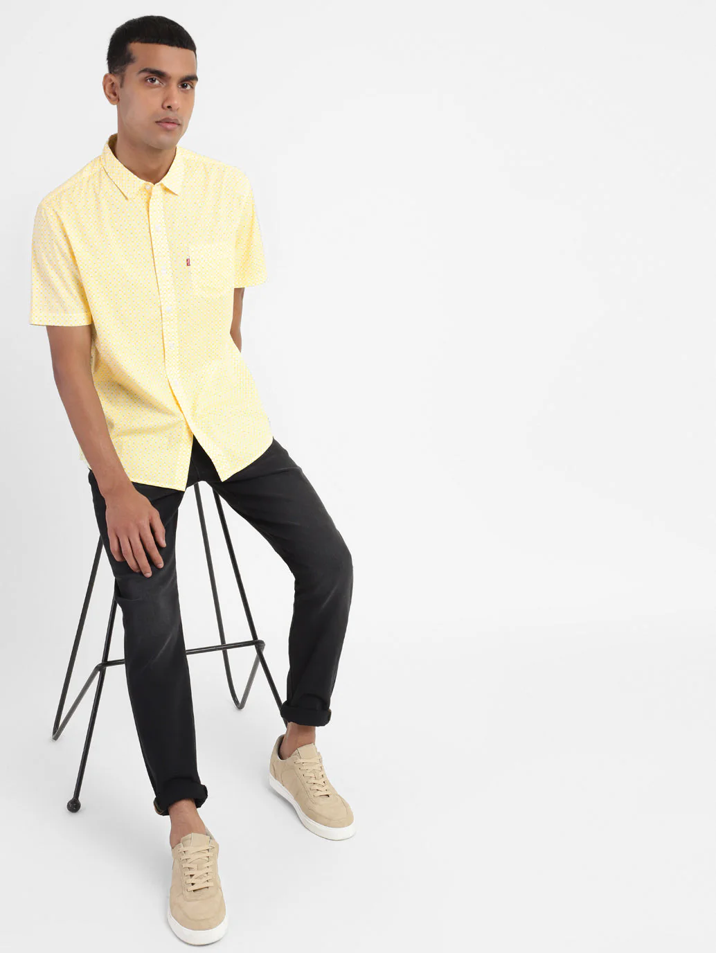 Men's Printed Slim Fit Shirt - Image 2