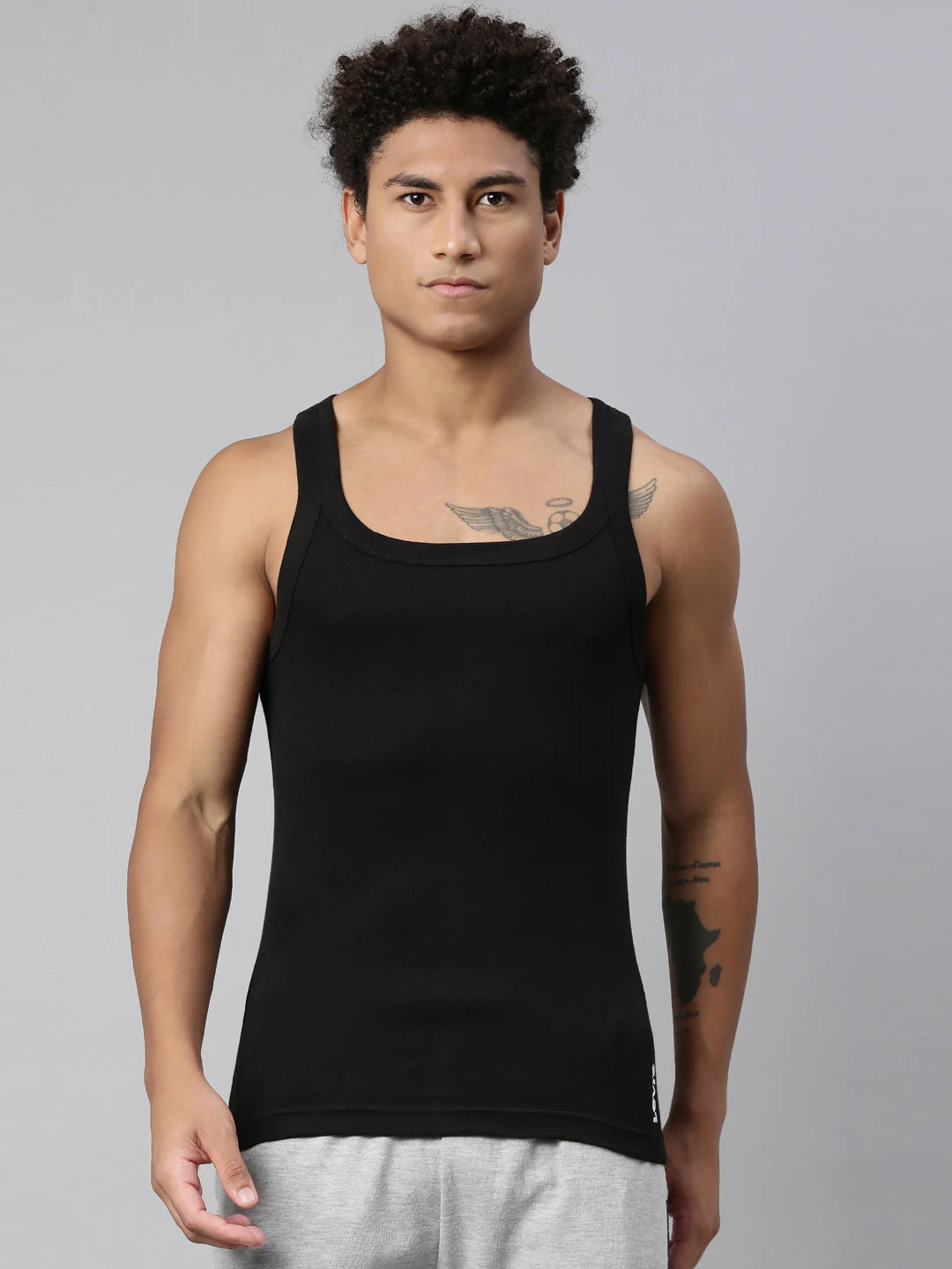 Men's Solid Vest - Image 2