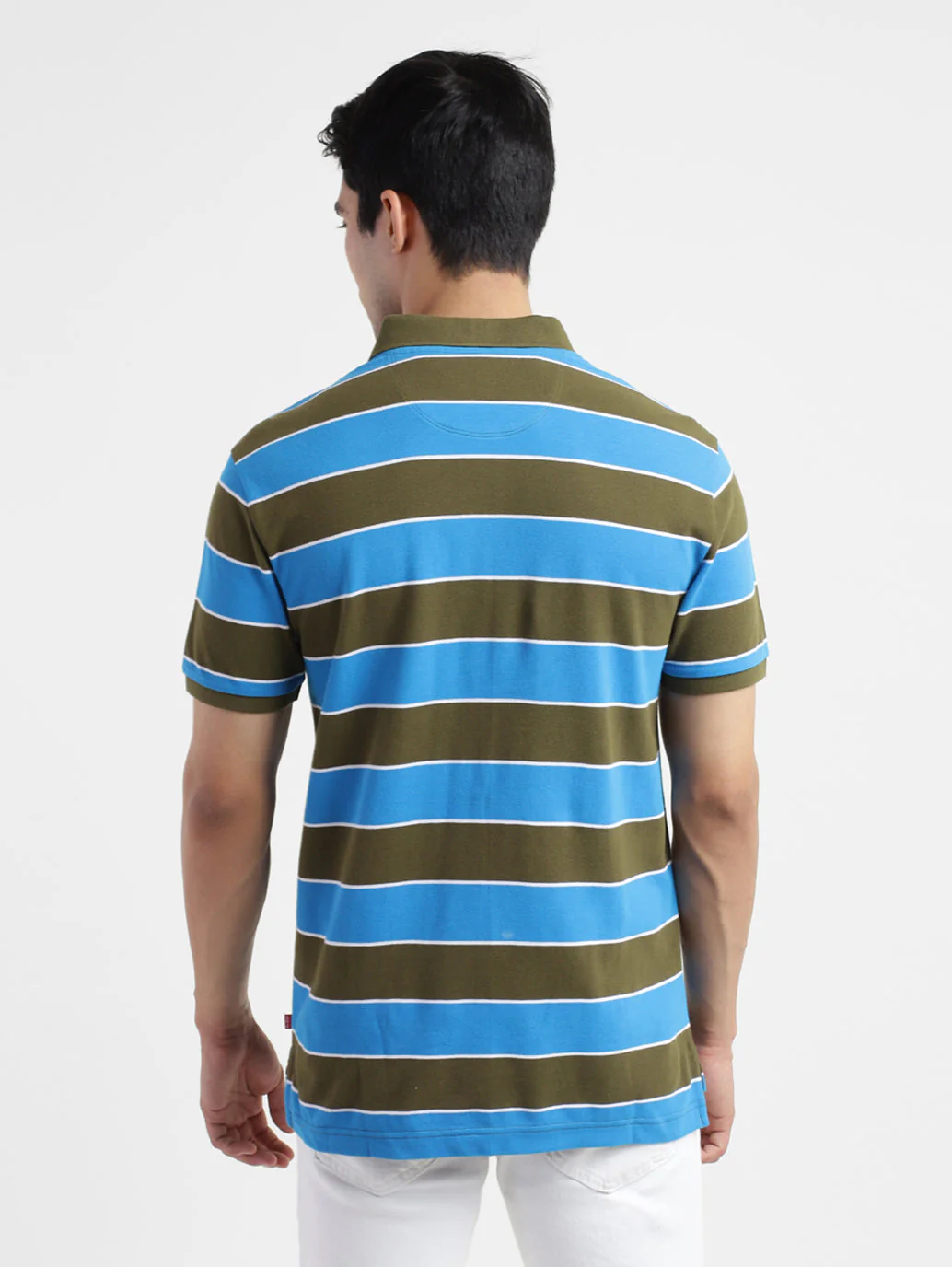 Men's Colorblock Polo T-shirt - Image 3