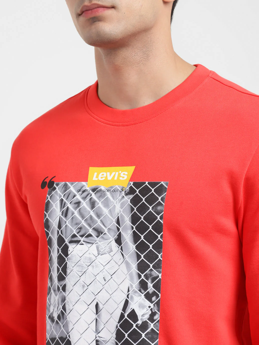 Men's Graphic Print Crew Neck Sweatshirt - Image 5