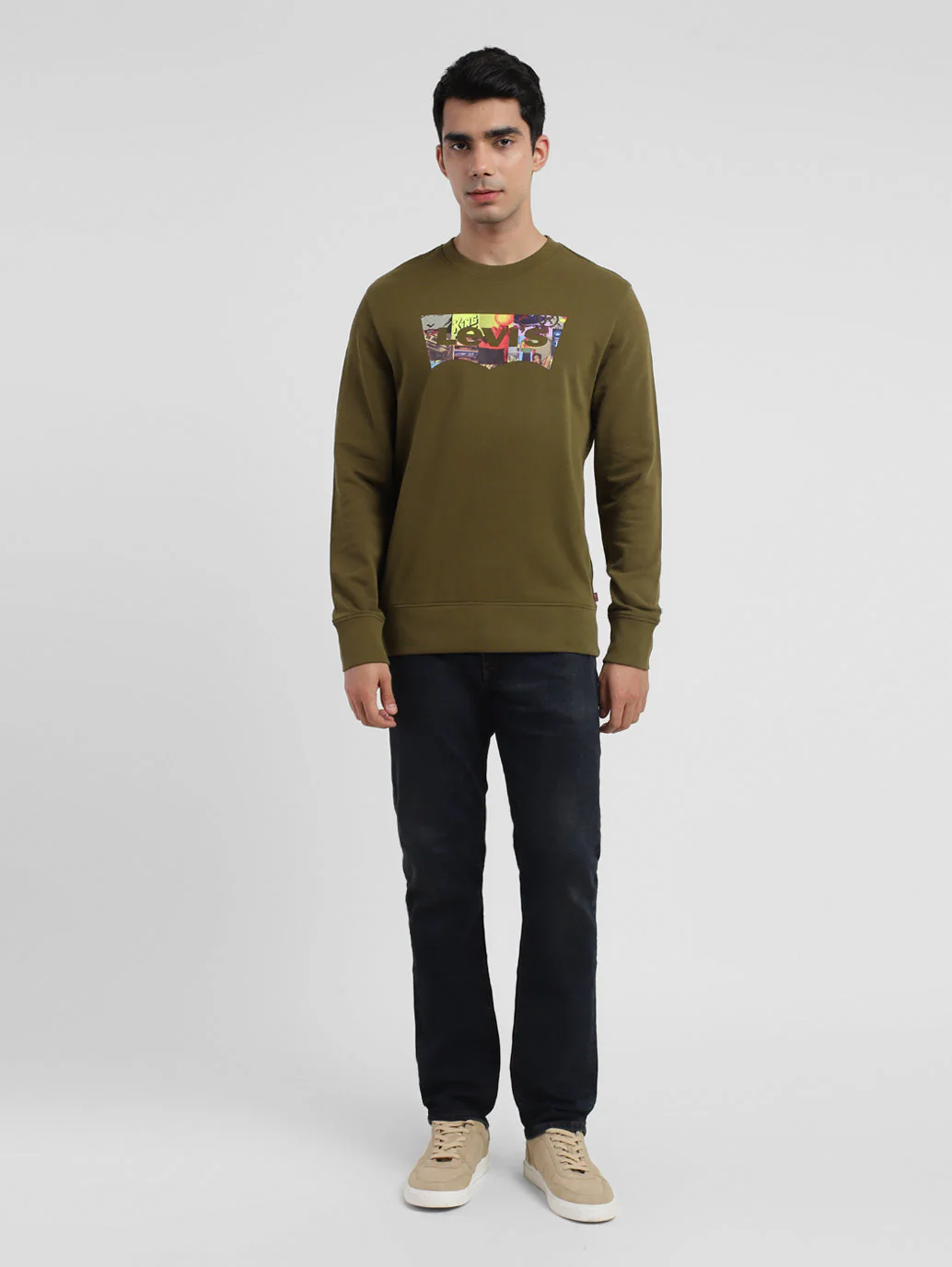 Men's Printed Crew Neck Sweatshirt - Image 6