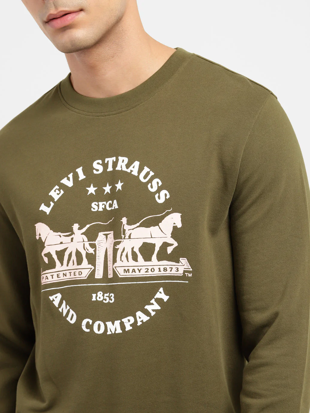 Men's Graphic Print Crew Neck Sweatshirt - Image 10