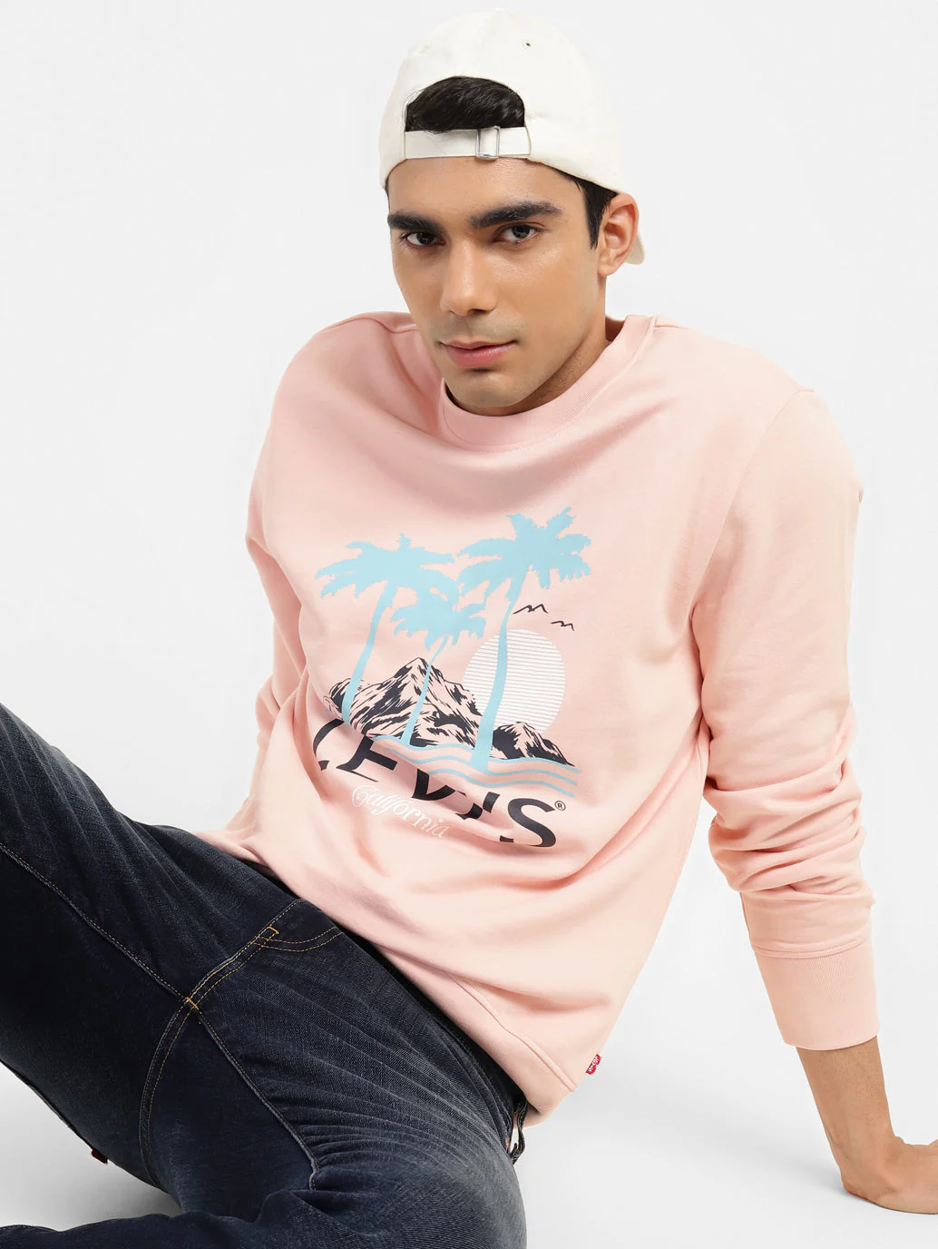 Men's Graphic Print Crew Neck Sweatshirt - Image 6