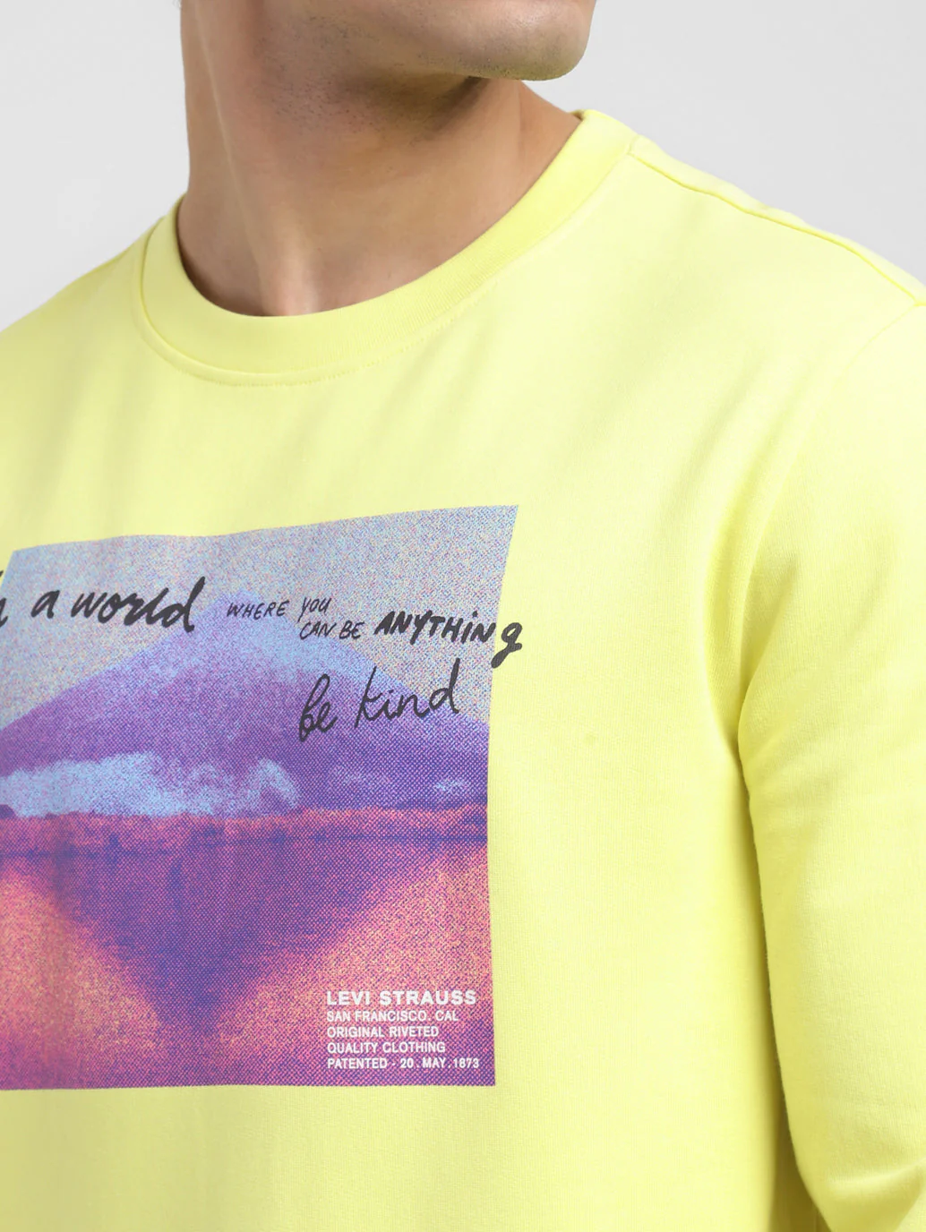 Men's Graphic Print Crew Neck Sweatshirt - Image 5