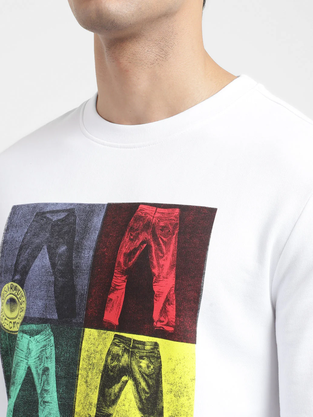 Men's Graphic Print Crew Neck Sweatshirt - Image 5