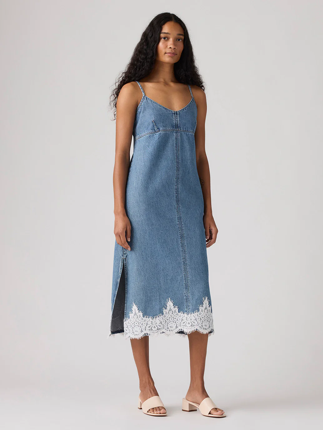 Levi's® Premium 90's Denim Slip Dress - Image 4