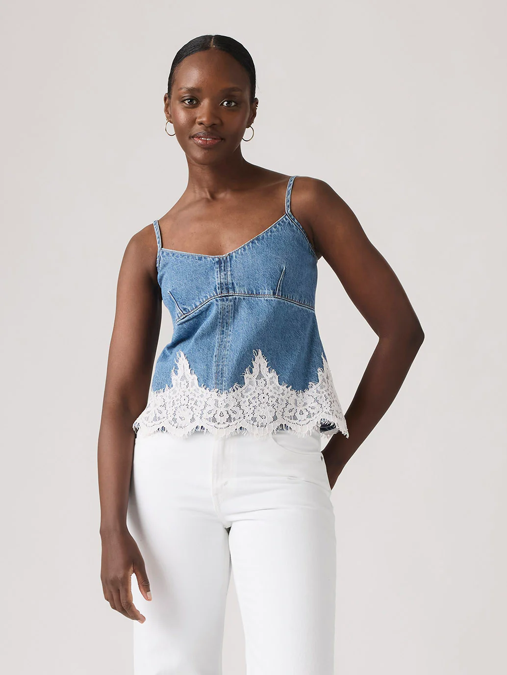 Levi's® Premium 90s Women's Denim Cami Top - Image 2
