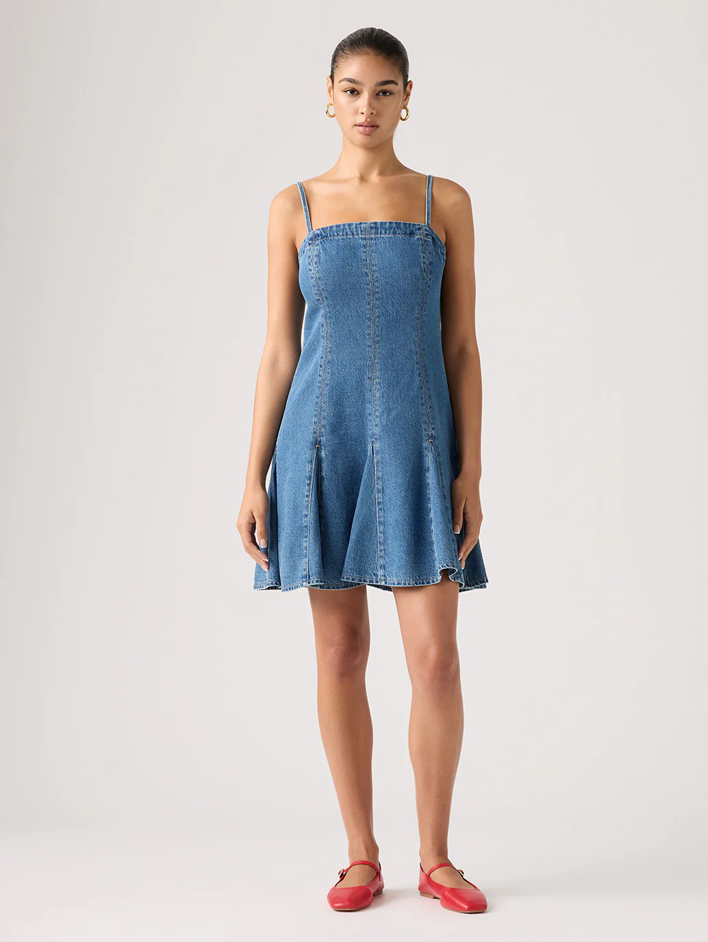 Levi's® Premium Denim Godet Dress - Image 2