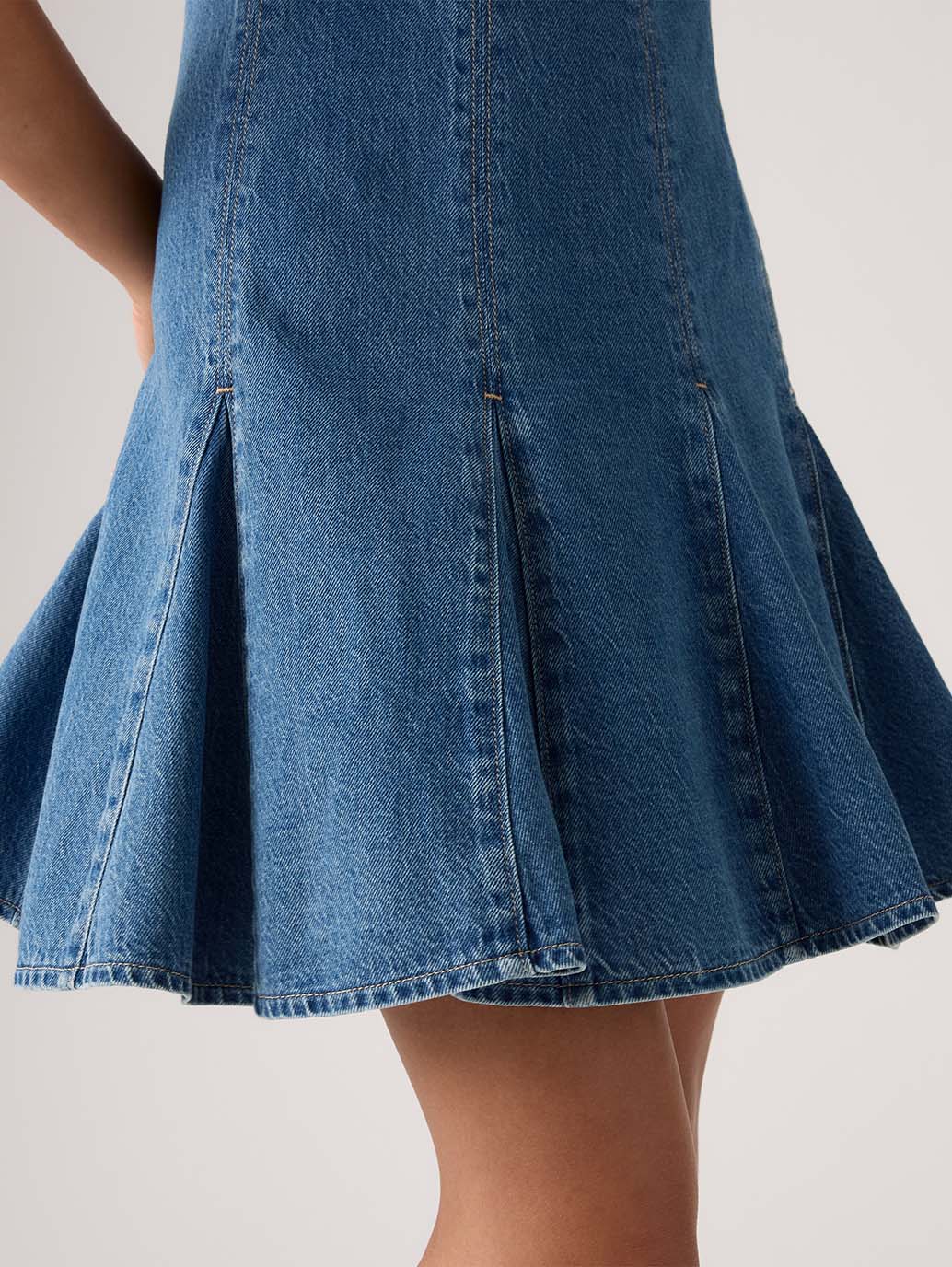 Levi's® Premium Denim Godet Dress - Image 4