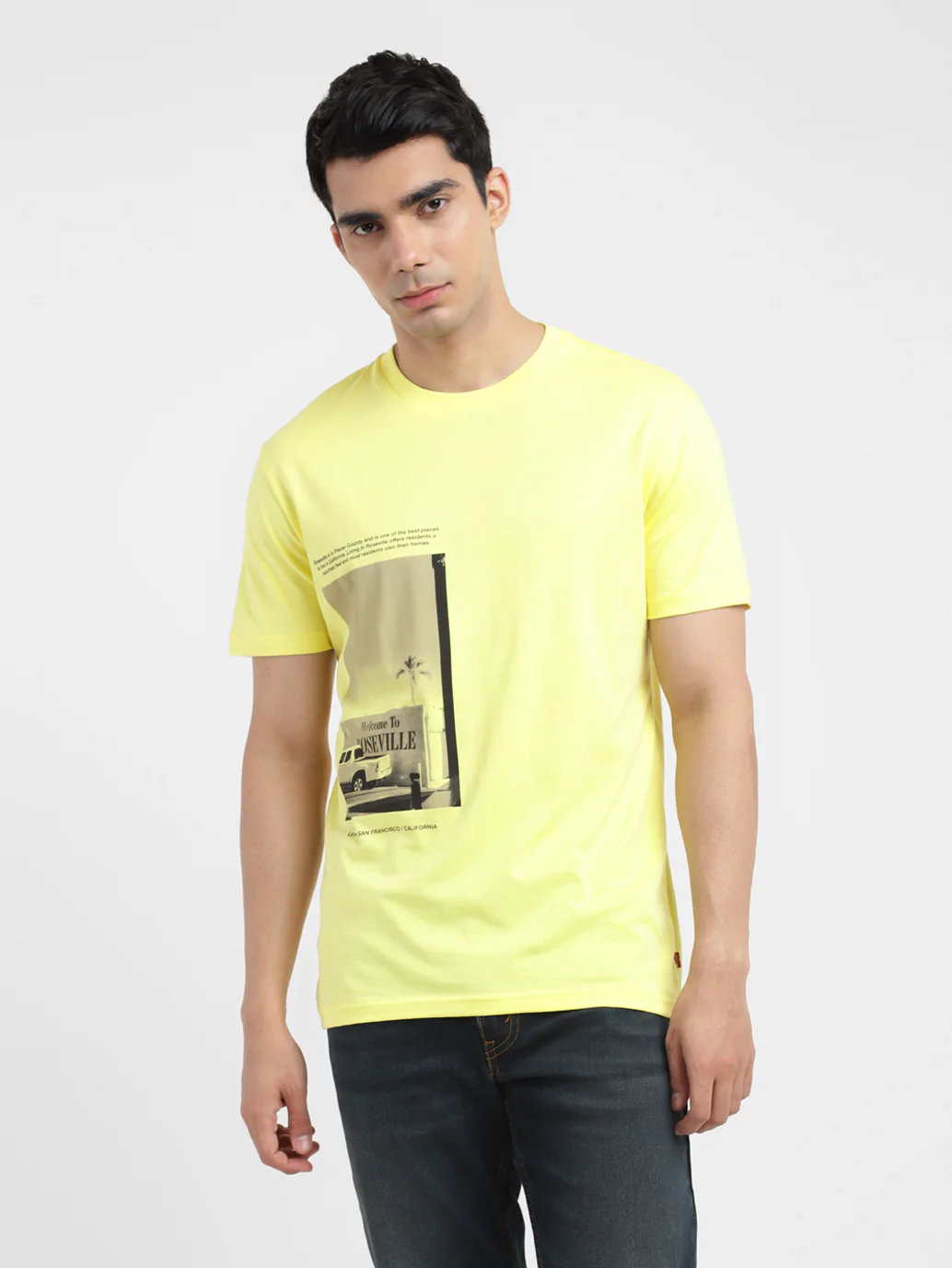 Men's Slim Fit  Crew Neck T-Shirt