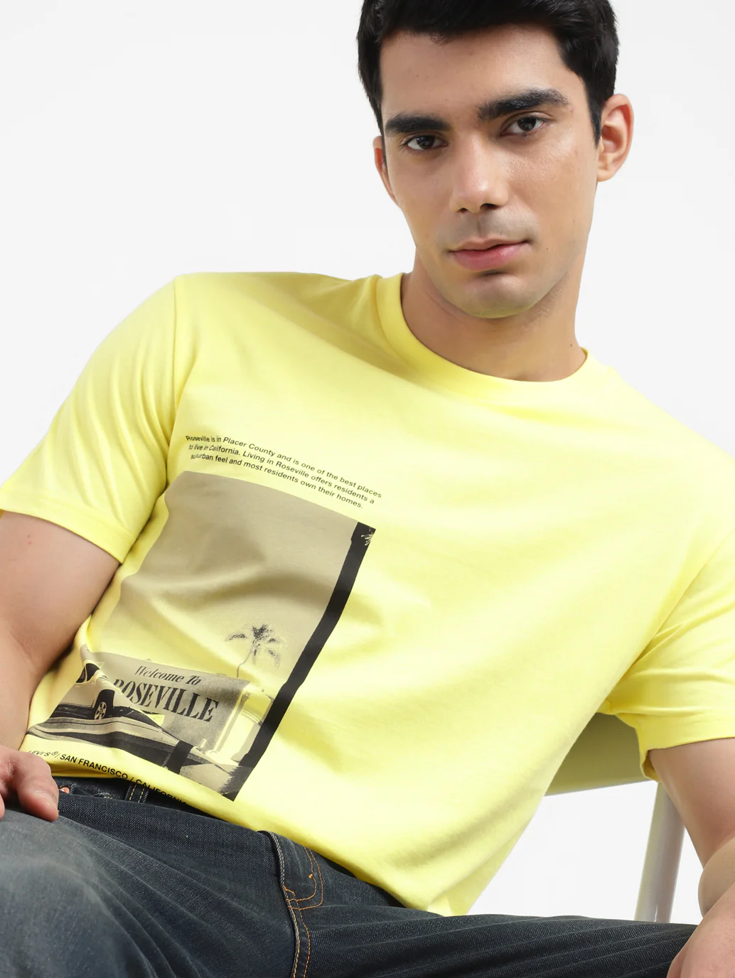 Men's Slim Fit  Crew Neck T-Shirt - Image 6