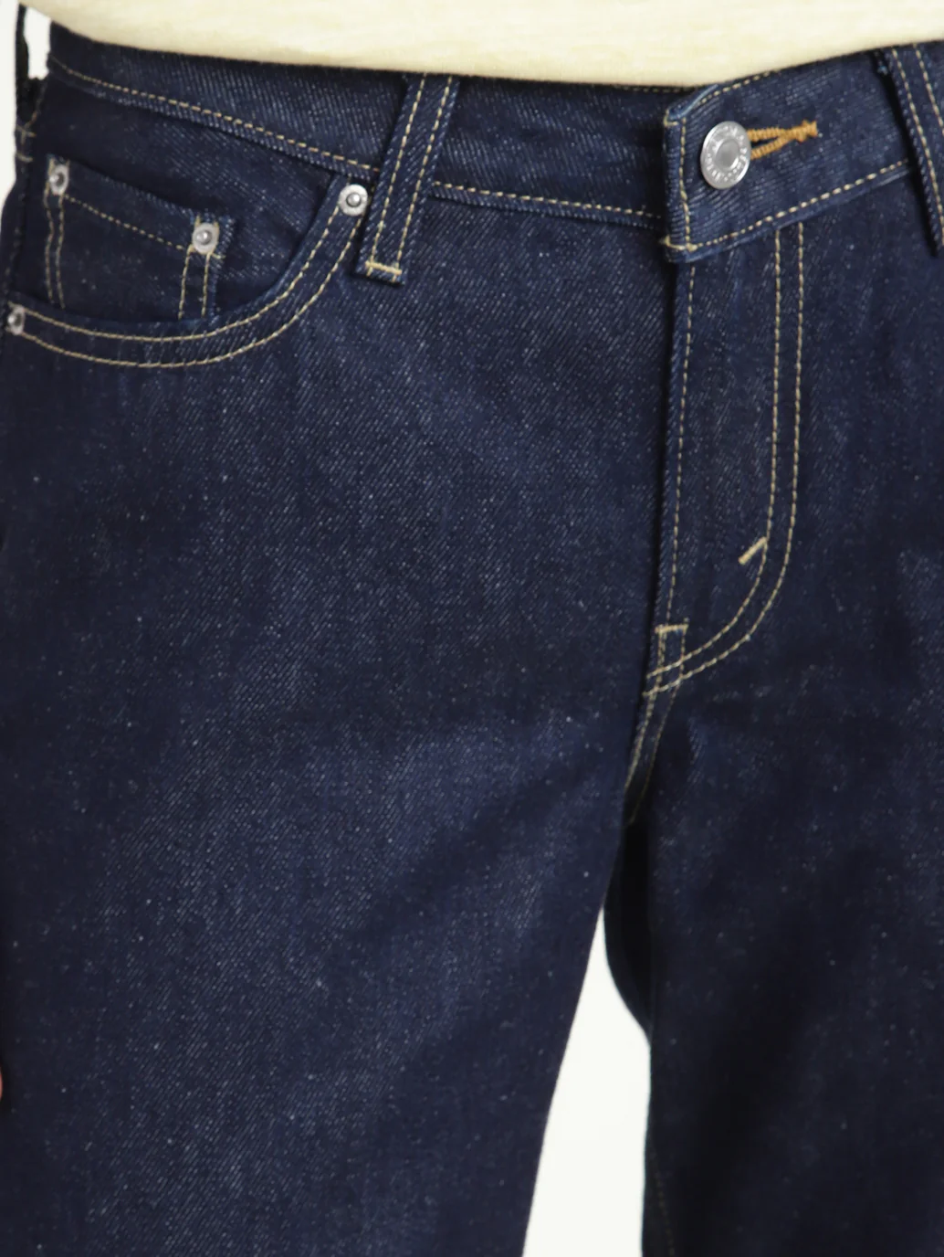 Women's Blue Low Pitch Straight Fit Mid Rise Jeans - Image 4