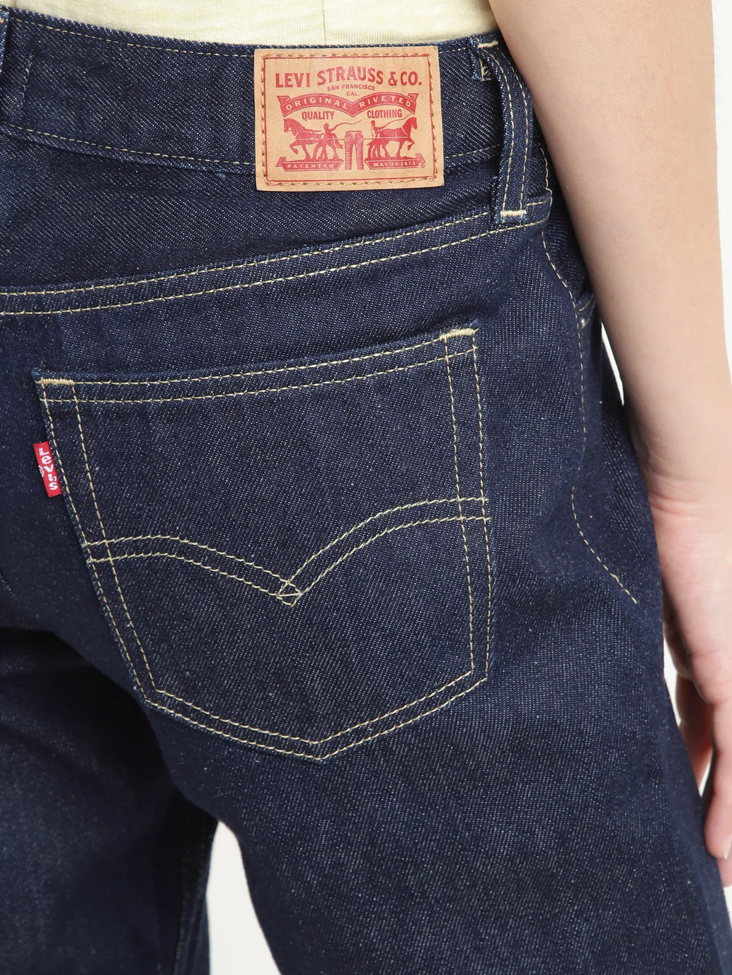 Women's Blue Low Pitch Straight Fit Mid Rise Jeans - Image 5