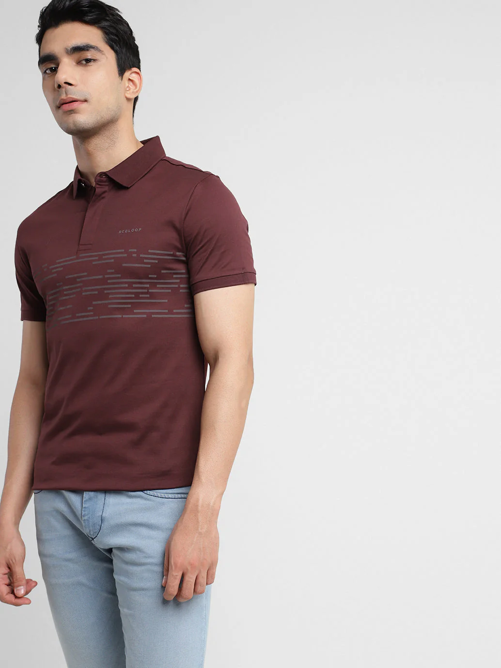 Men's Printed Polo T-shirt - Image 2