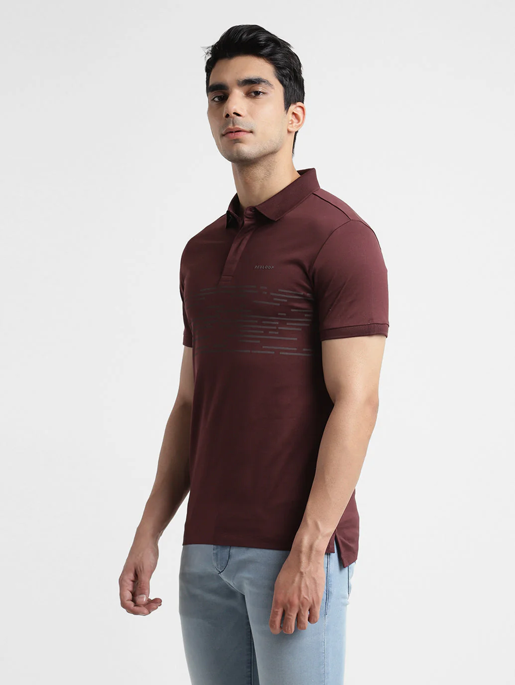 Men's Printed Polo T-shirt - Image 4