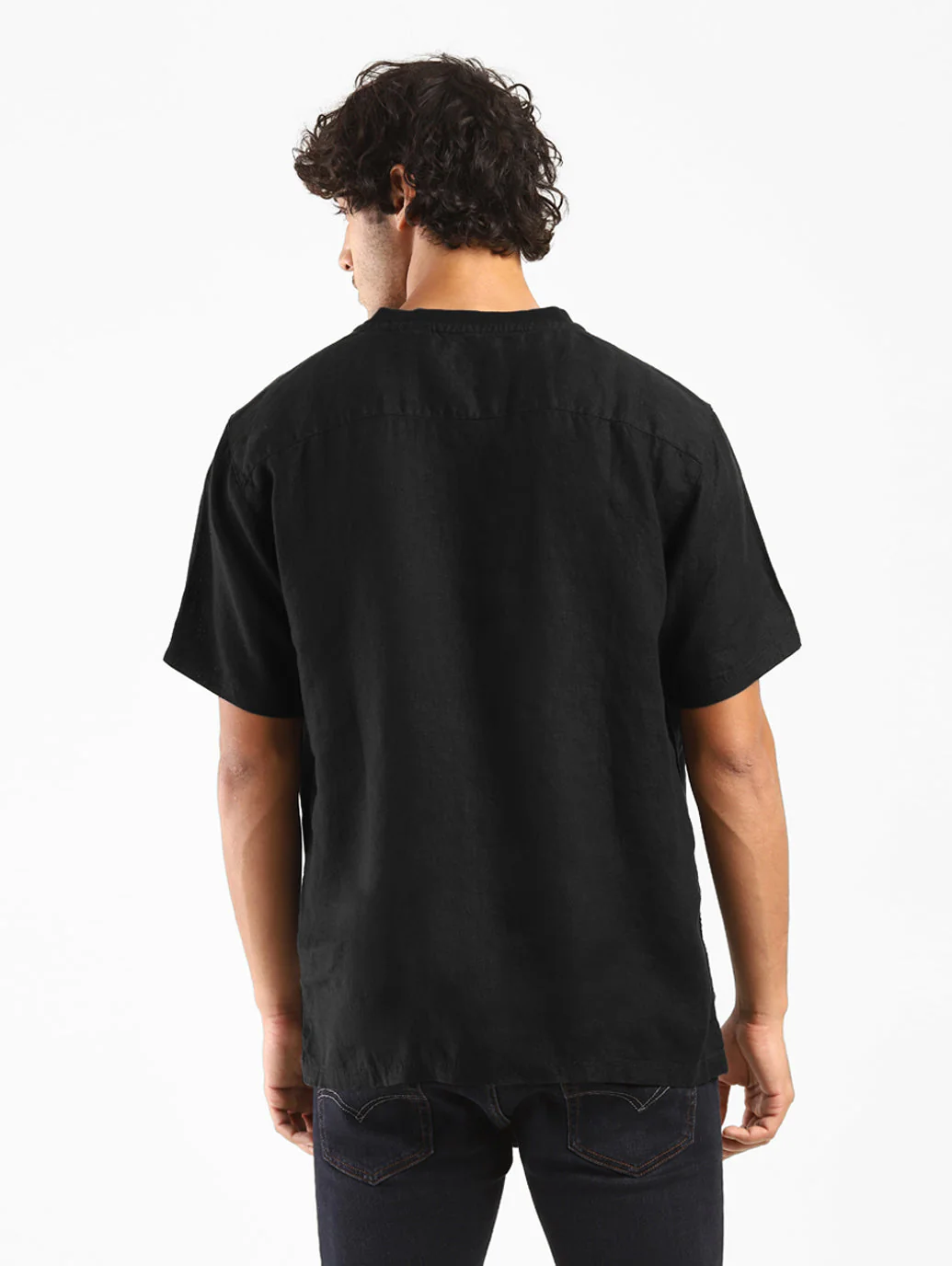 Men's Solid Regular Fit T-shirt - Image 2