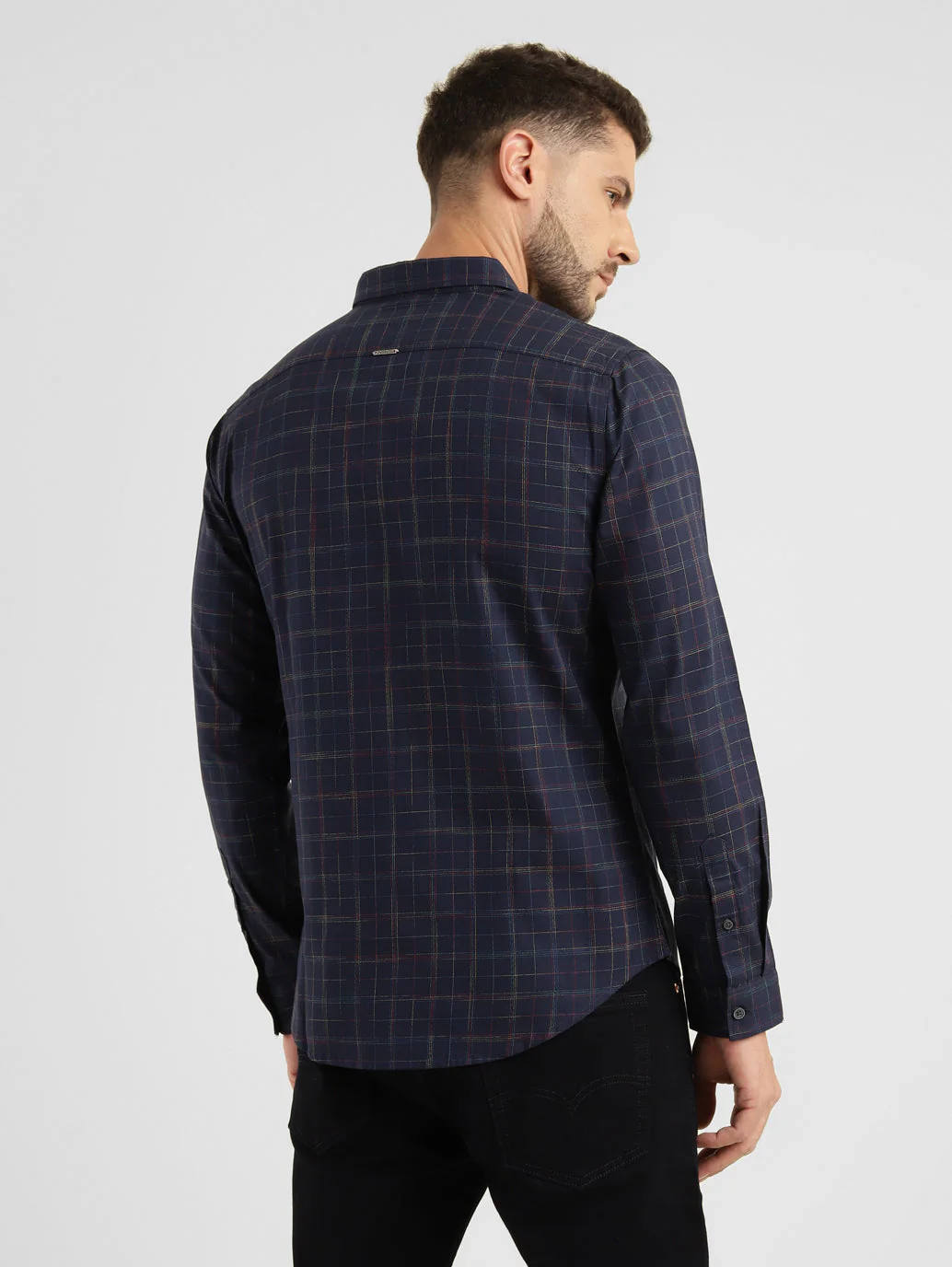 Men's Checkered Slim Fit Shirt - Image 3