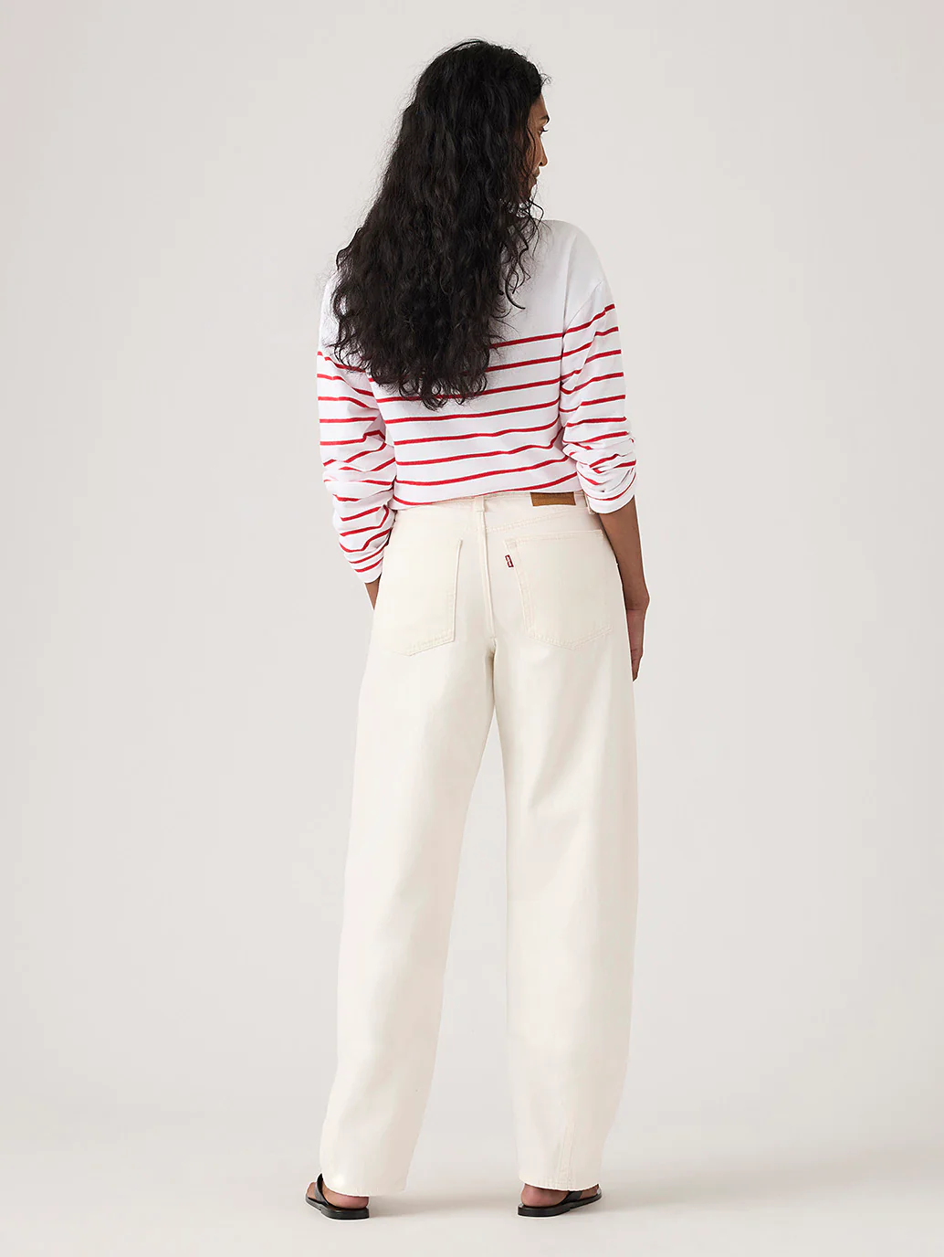 Women's Baggy Dad Barrel Jeans - Image 3