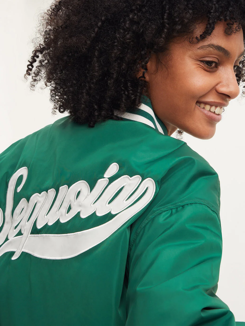 Women's Gold Tab Baseball Varsity Jacket - Image 4