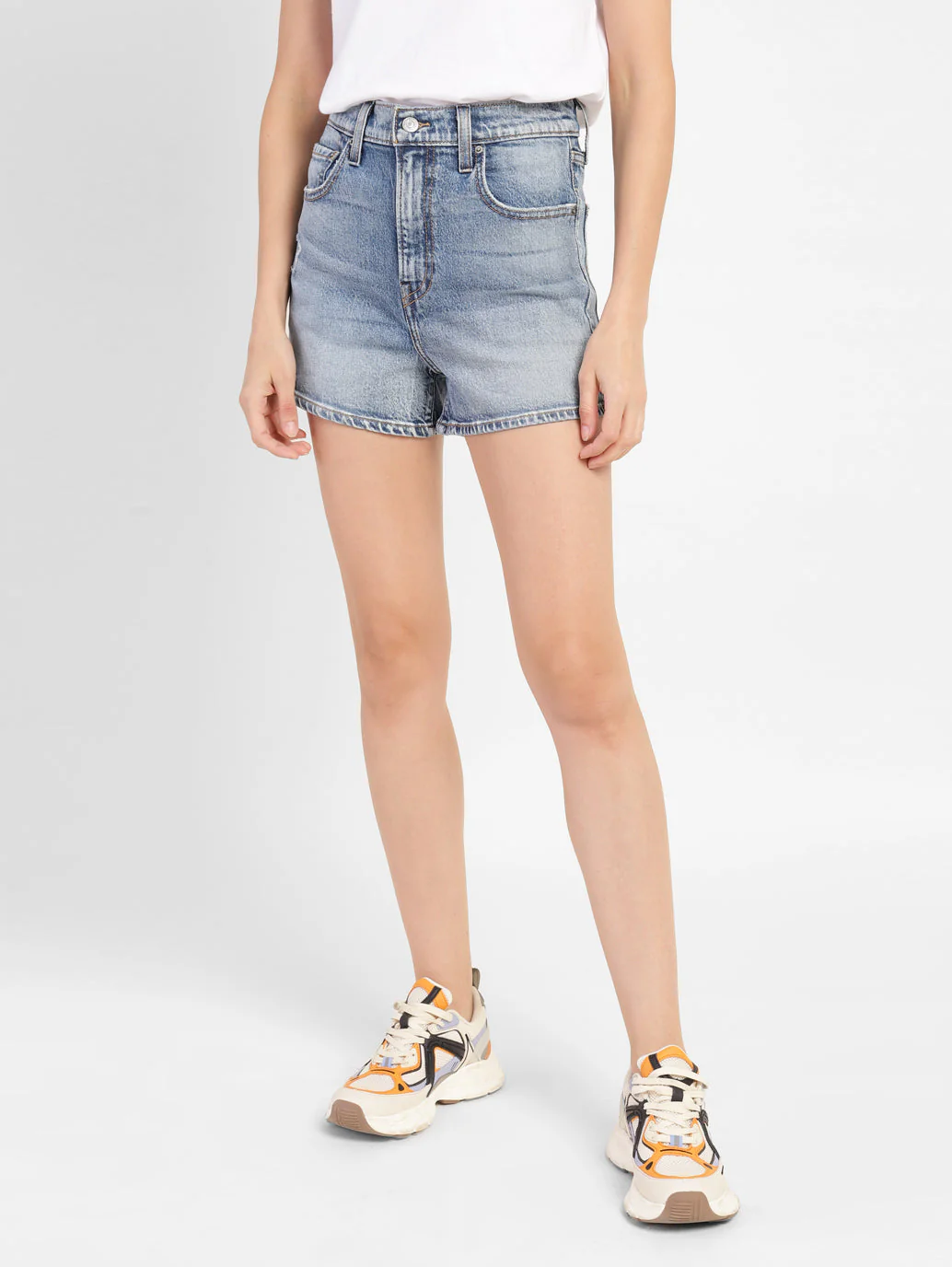 Women's High Rise Skinny Fit Shorts - Image 2