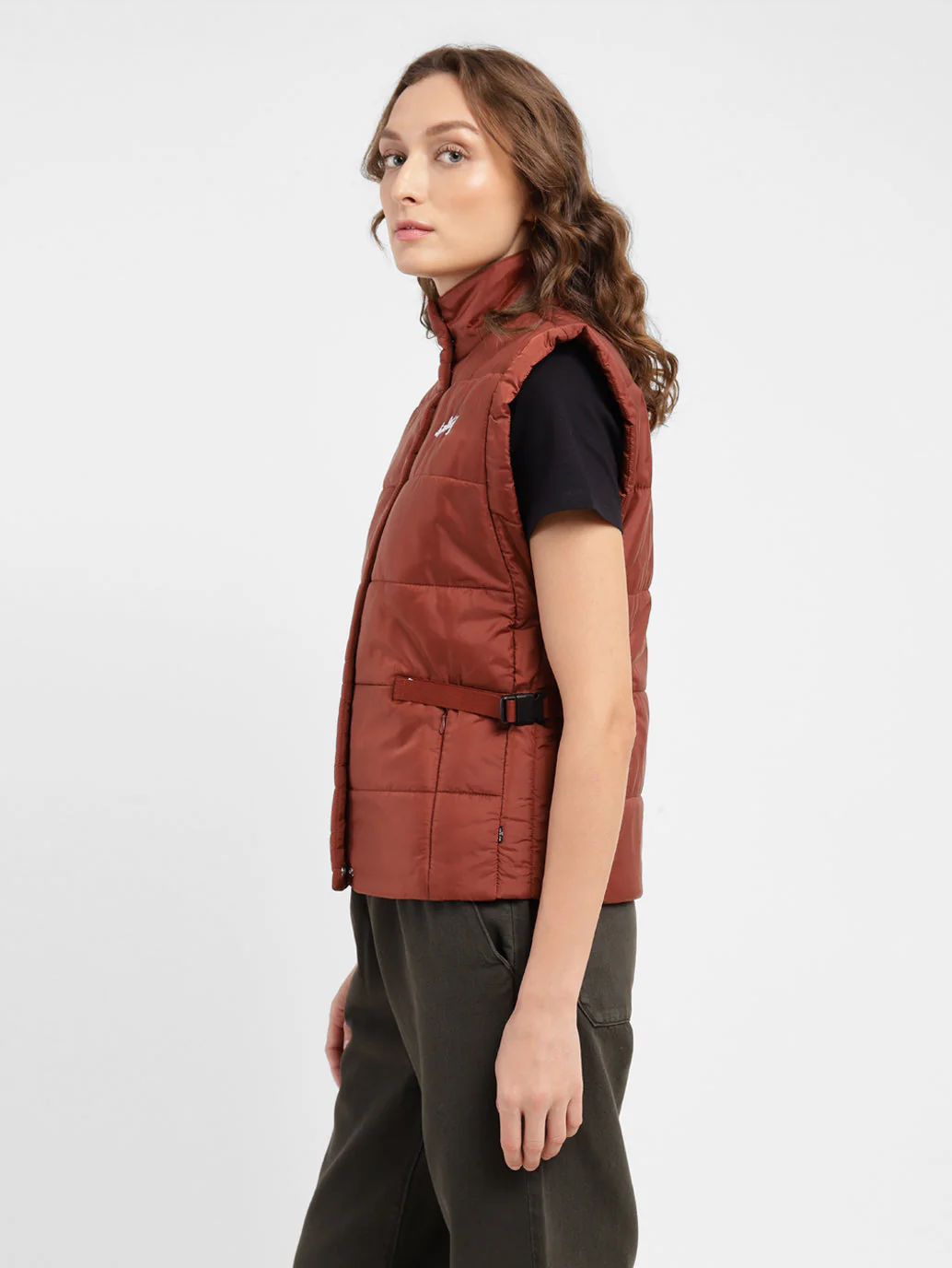 Women's Solid Turtle Neck Jackets - Image 3