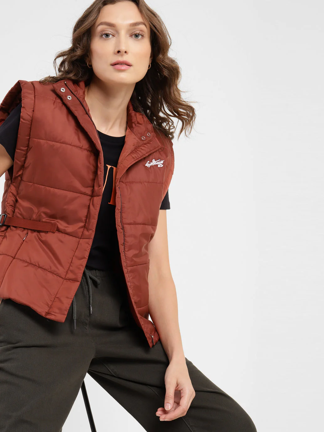 Women's Solid Turtle Neck Jackets - Image 6