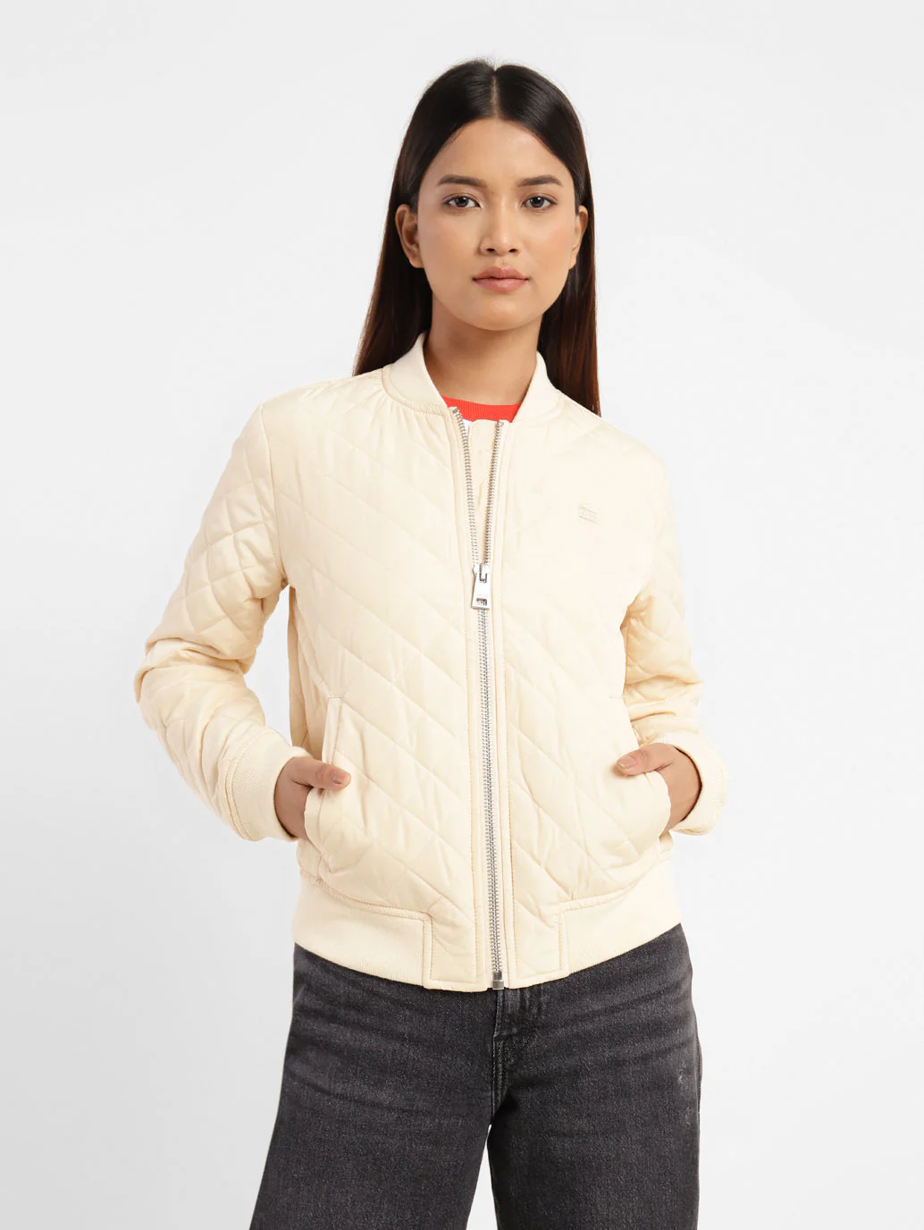 Women's Quilted Collar Neck Jackets - Image 2