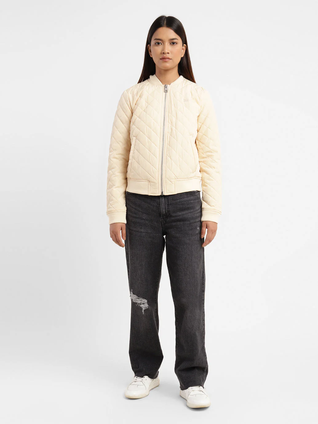 Women's Quilted Collar Neck Jackets - Image 5