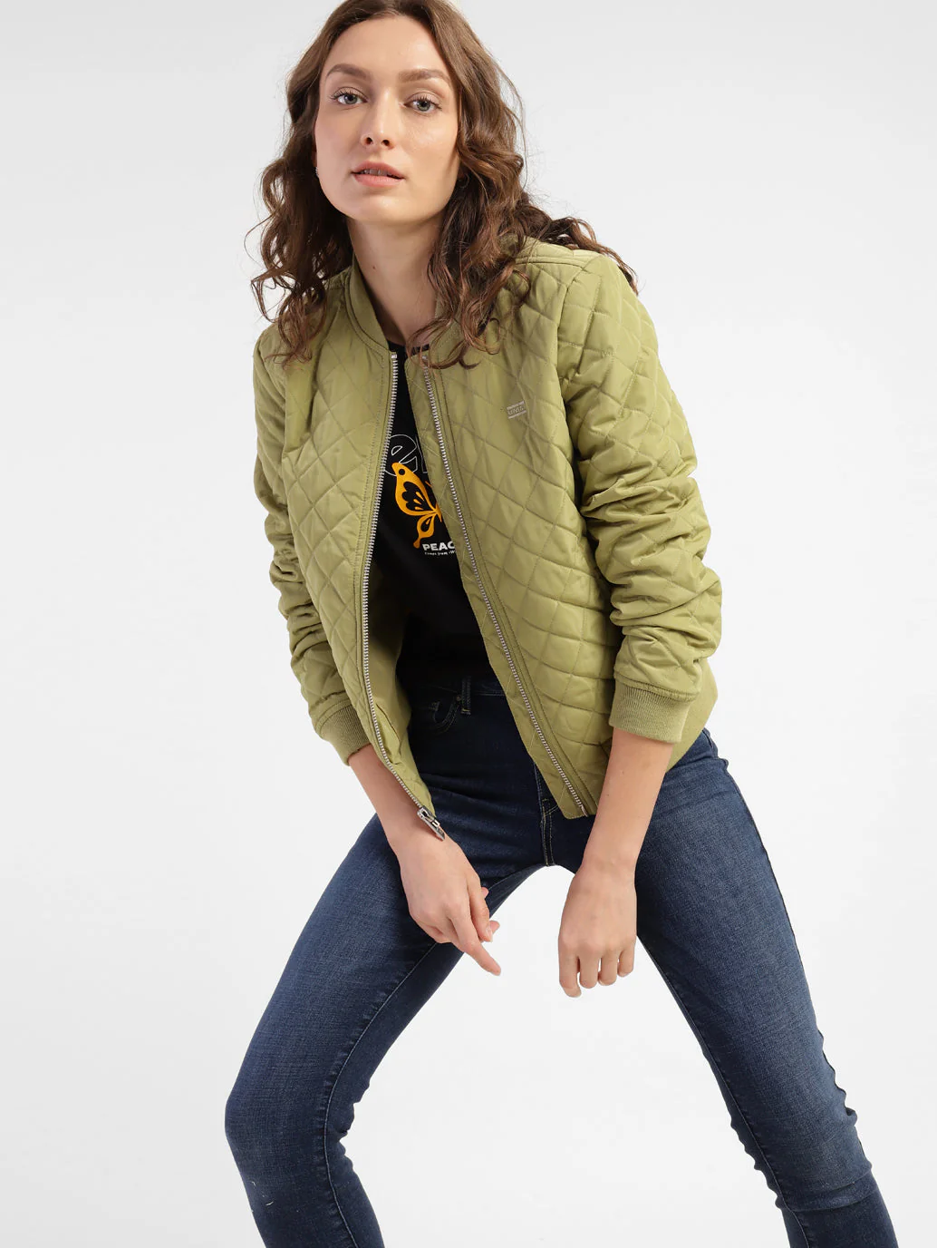 Women's Quilted Collar Neck Jackets - Image 2
