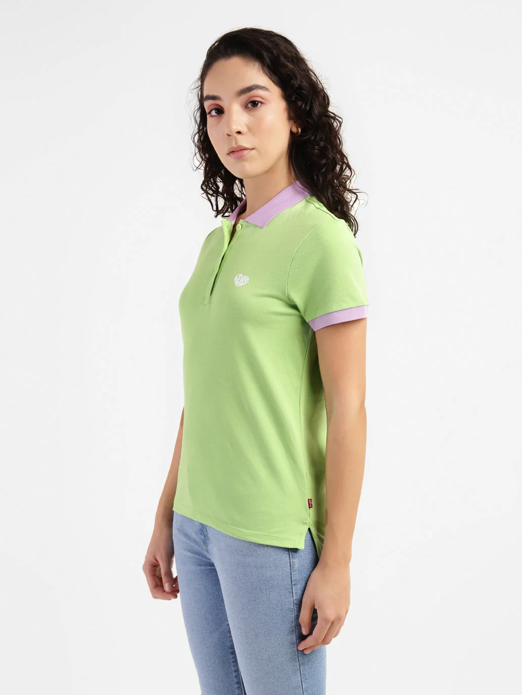 Women's Solid Polo T-shirt - Image 4