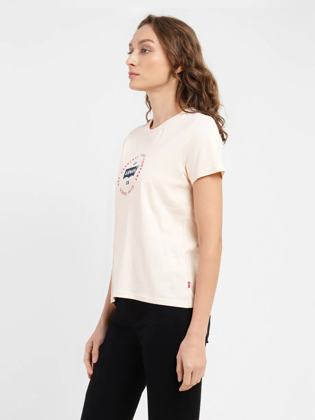 Women's Brand Logo Regular Fit T-shirt - Image 3