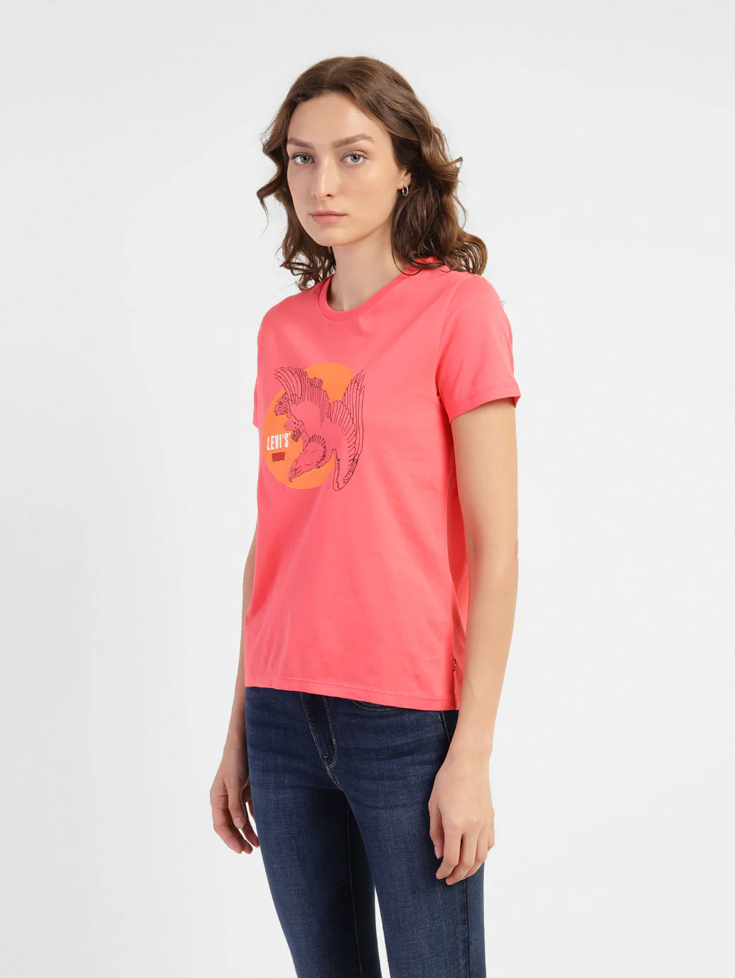 Women's Graphic Crew Neck T-shirt - Image 4