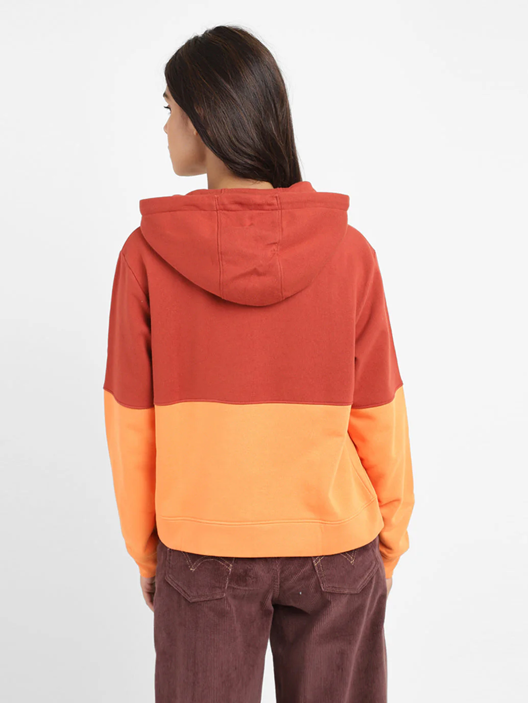 Women's Colorblock Hooded Sweatshirt - Image 3