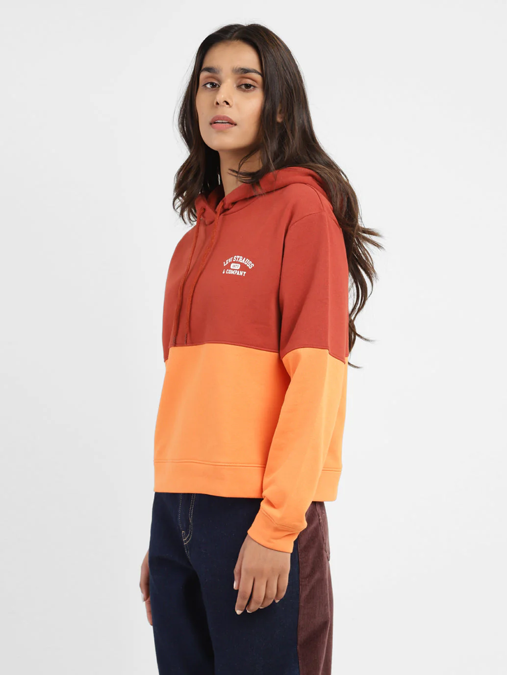 Women's Colorblock Hooded Sweatshirt - Image 4