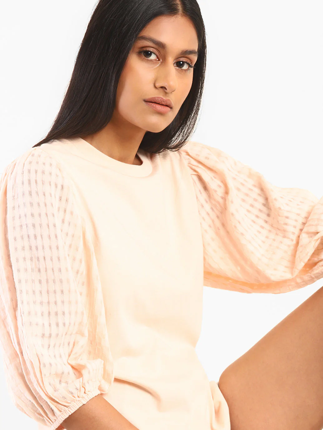 Women's Striped Round Neck Top - Image 6