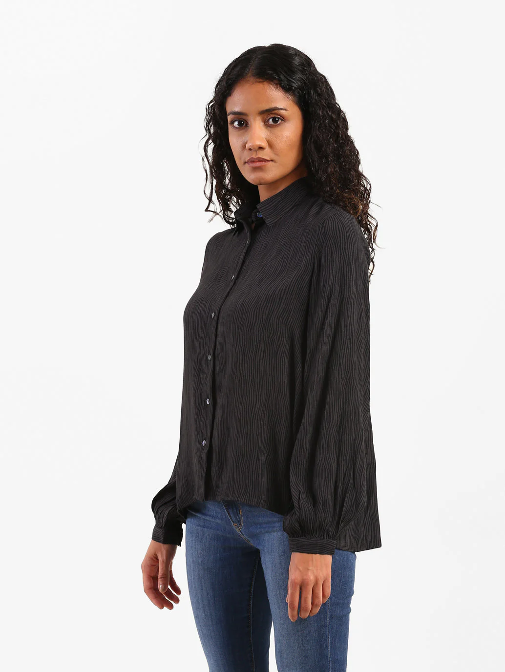 Women's Printed Regular Fit Shirt - Image 3