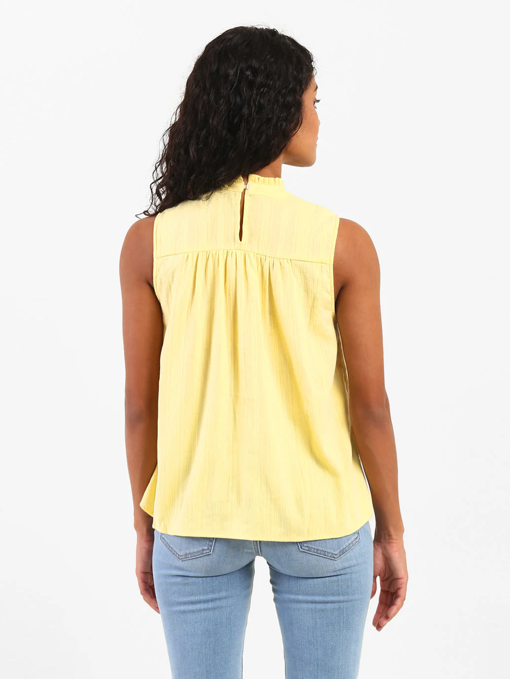Women's Striped High Neck Top - Image 2