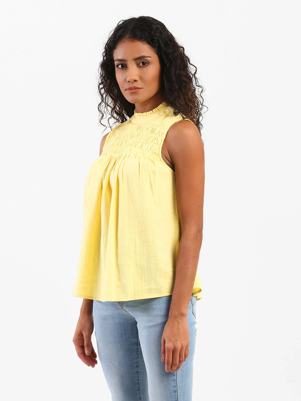 Women's Striped High Neck Top - Image 3