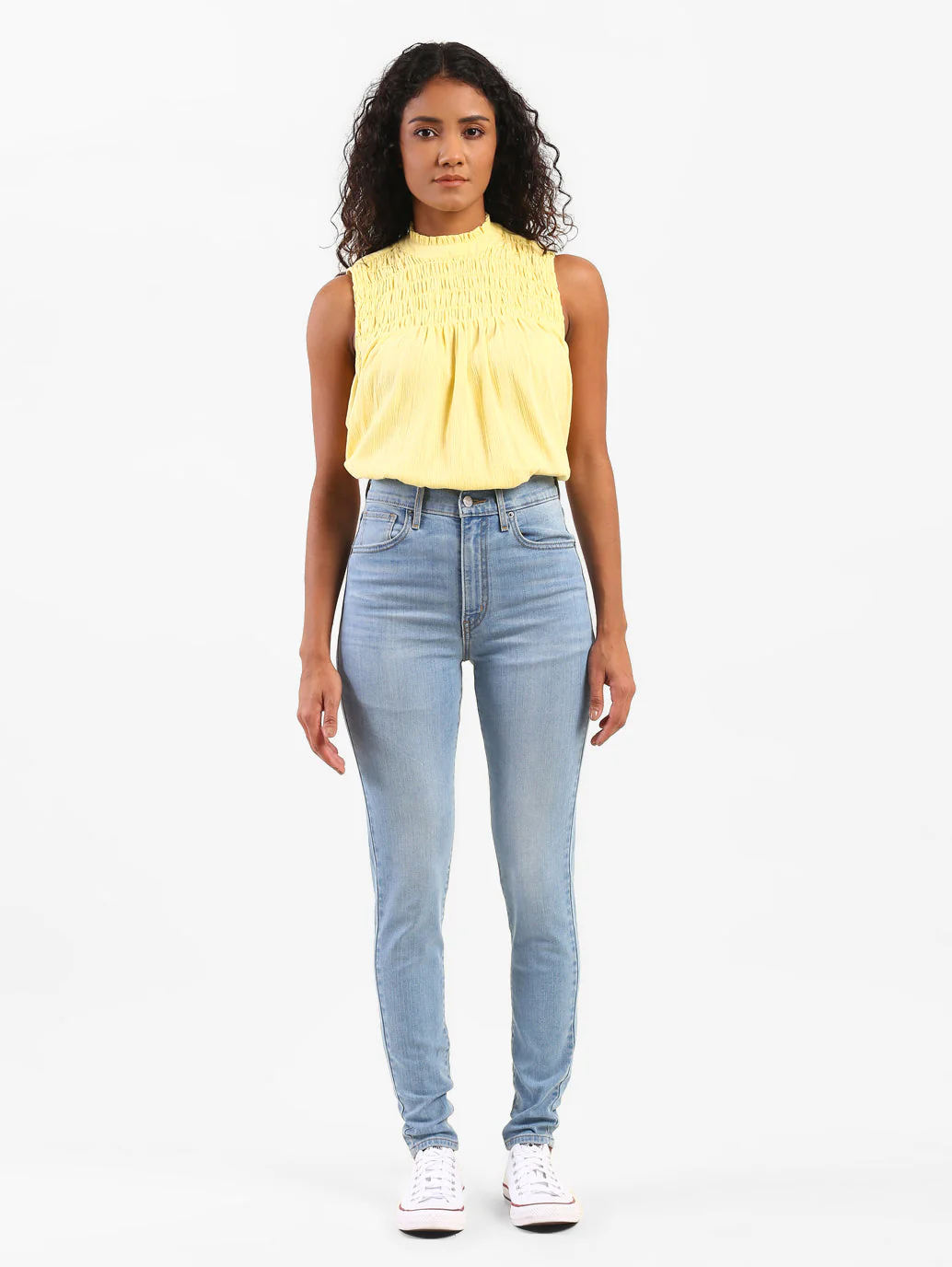 Women's Striped High Neck Top - Image 5