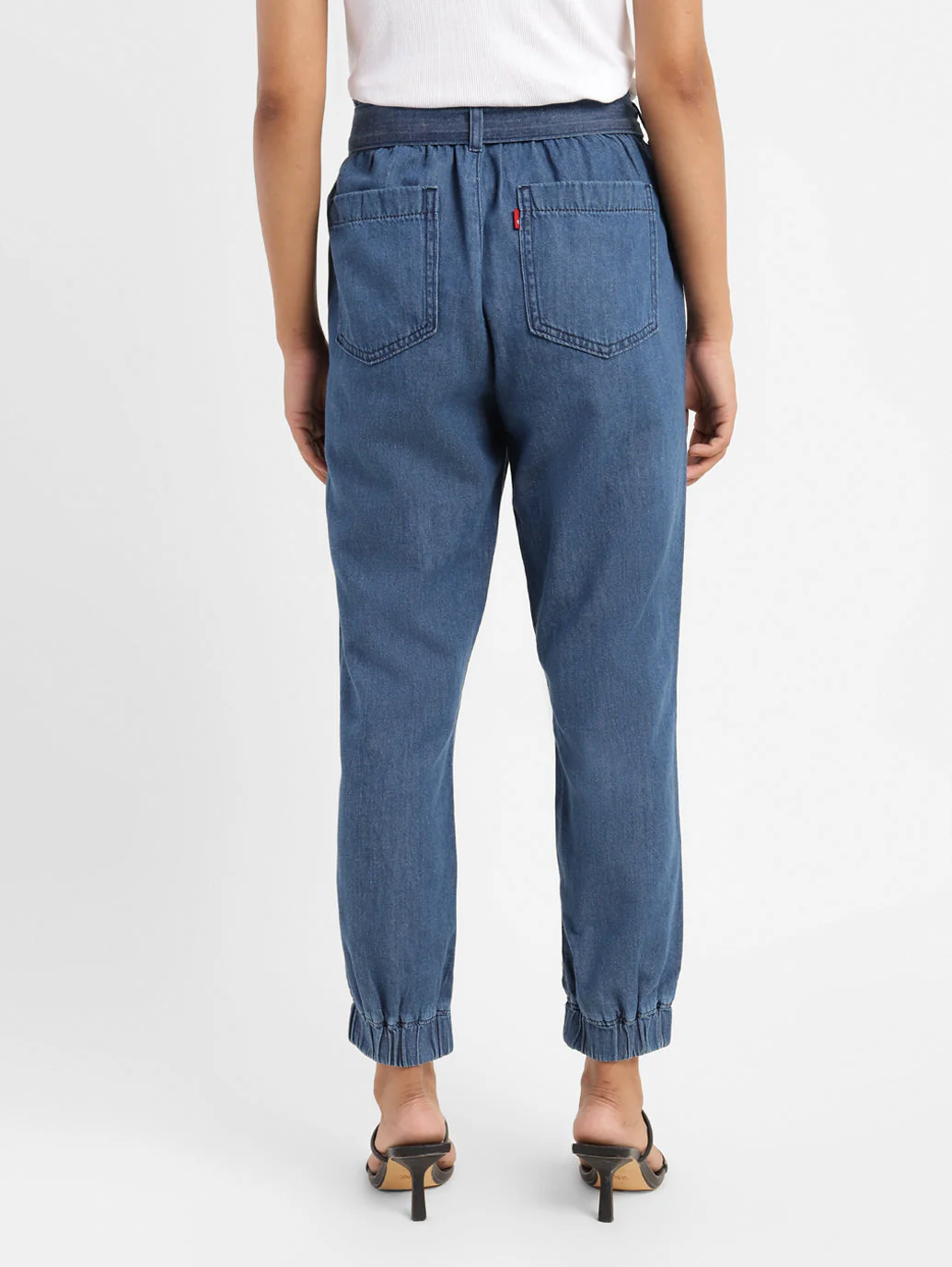 Women's High Rise Slim Fit Trousers - Image 3