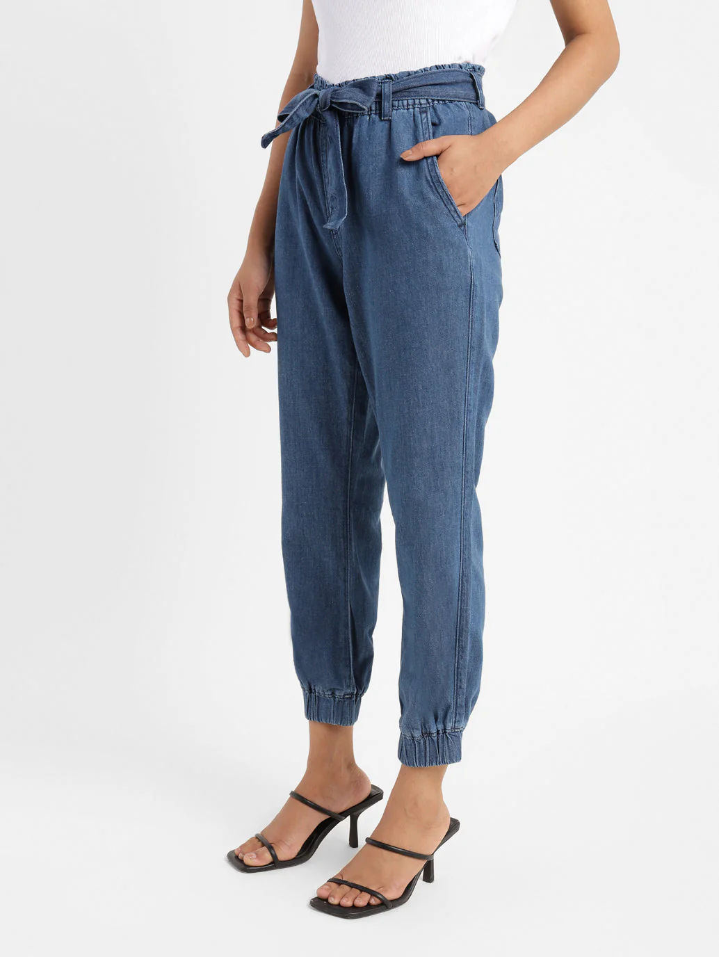 Women's High Rise Slim Fit Trousers - Image 4